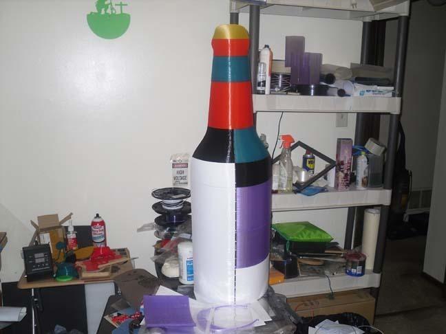 39 1/2 inch beer bottle for wall hang