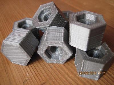 hexagonal nut cap