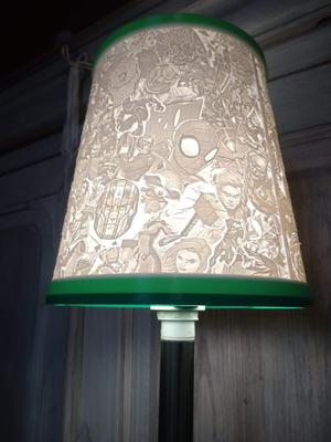 lithophanie lamp bombing marvel