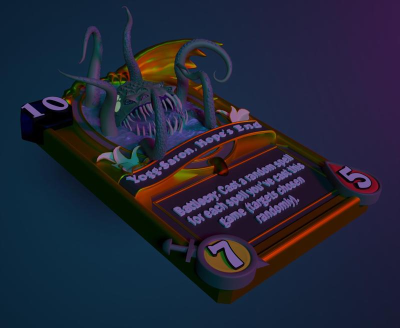 Yogg saron 3D card