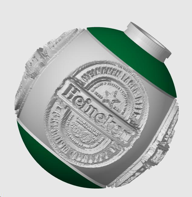 Heineken Ball  Lithophane