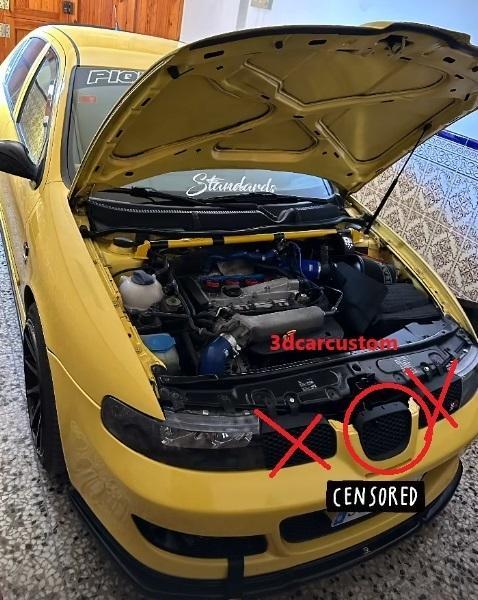 CENTRAL GRILLE SEAT LEON 1M/MK1 CUPRA // CENTRAL GRILL MASKE SEAT LEON 1M/MK1 CUPRA LEON 1M