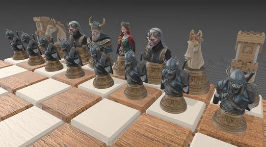 VIKING CHESS OF HIGH QUALITY COLLECTION