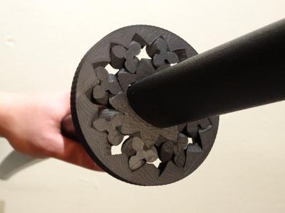 Bokken Bearing Tsuba