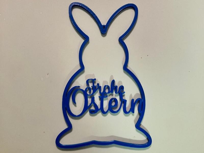 Easter bunny window decoration 