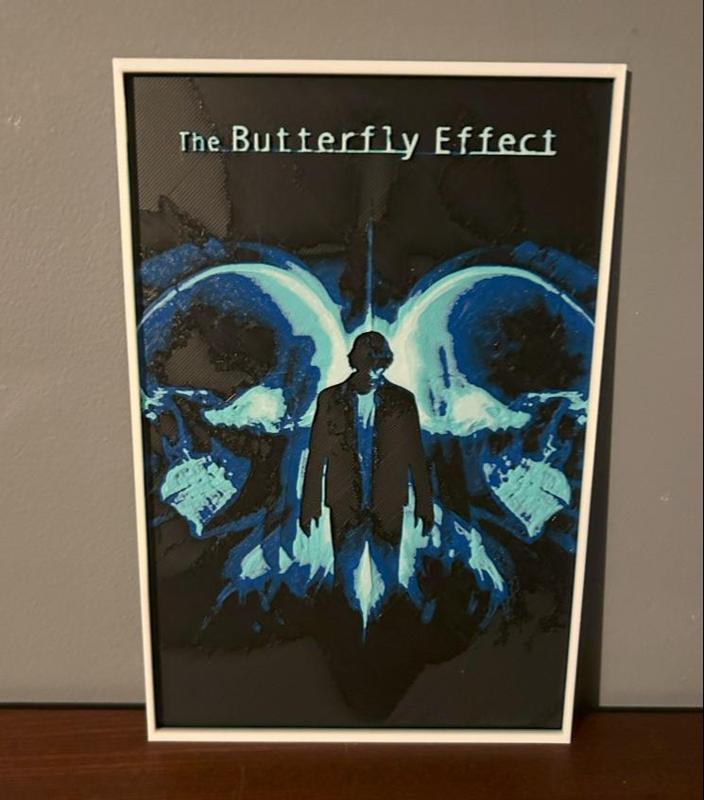 Hueforge Movie Poster - Butterfly effect -