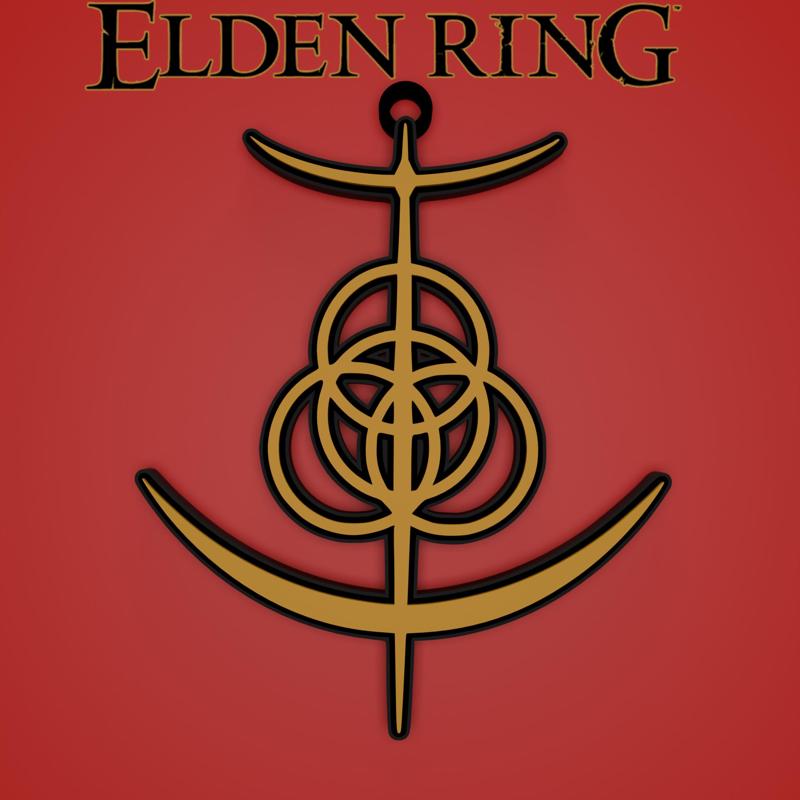 Elden Ring Logo Keychain