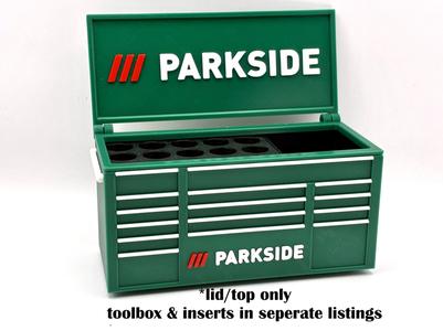 Lid - Parkside toolbox desk organizer pen holder