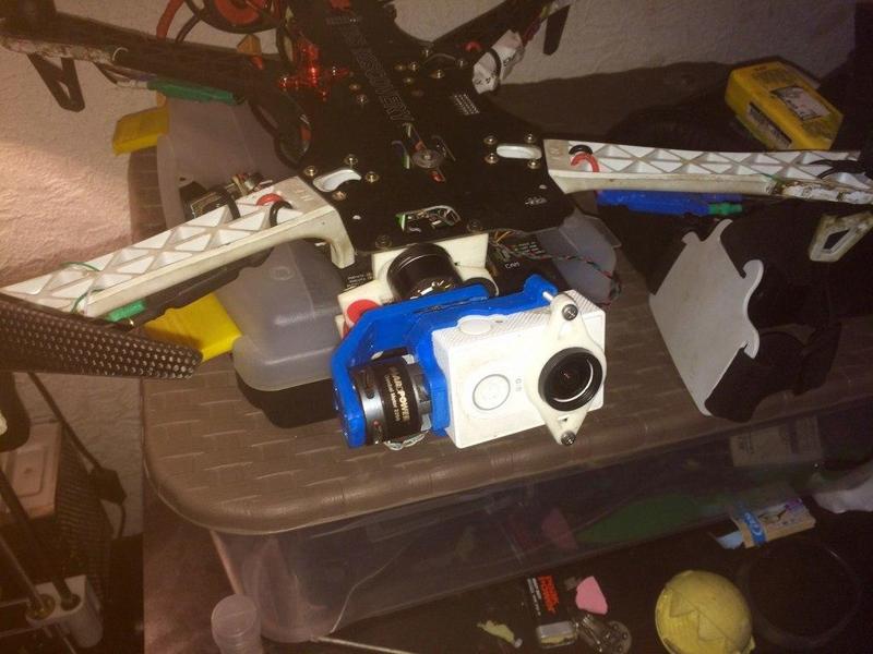 TBS Discovery Xiaomi YI gimbal