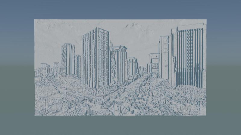 Explore the World Through Touch: 3D City Braille for the Blind