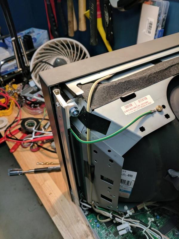 Sony PVM-14M2U CRT Retainer Repair Bracket