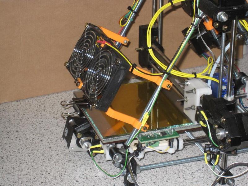 Huxley dual 70mm fan mount