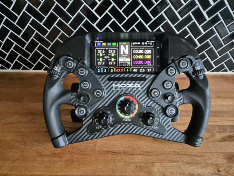 Moza Ks steering wheel screen mount