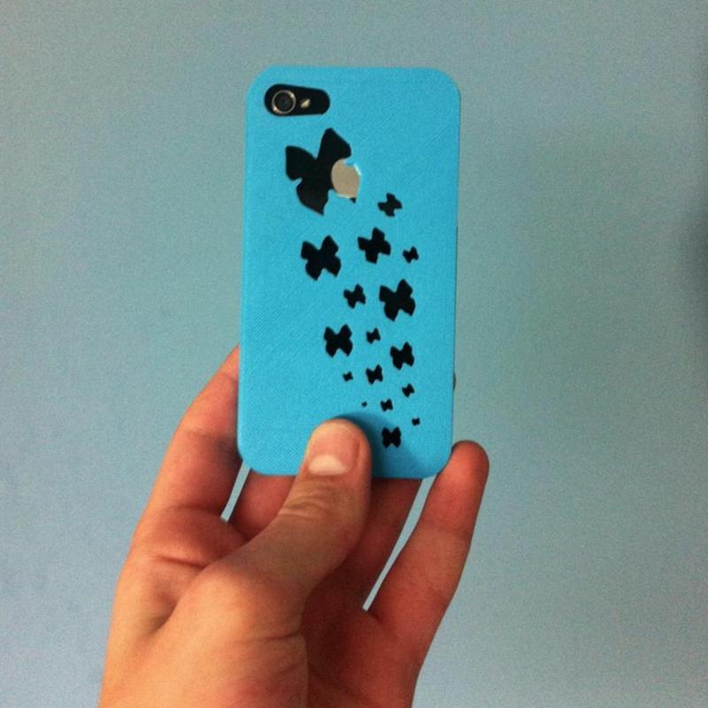 Kallima inachus butterfly iPhone 4/4s case (butterfly's flying away iPhone case)