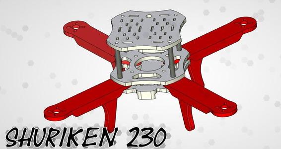 SHURIKEN 230 - QAV FPV Drone