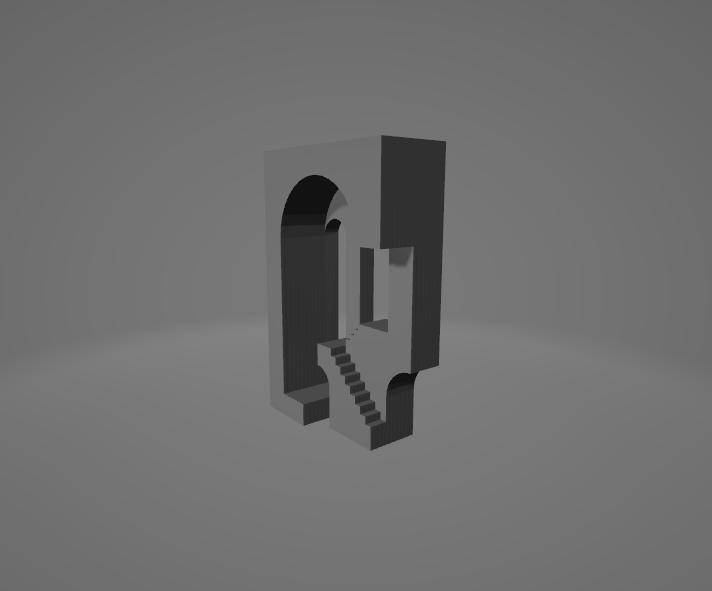 Abstract Stair A – 3D Printable Modern Architectural Design Model