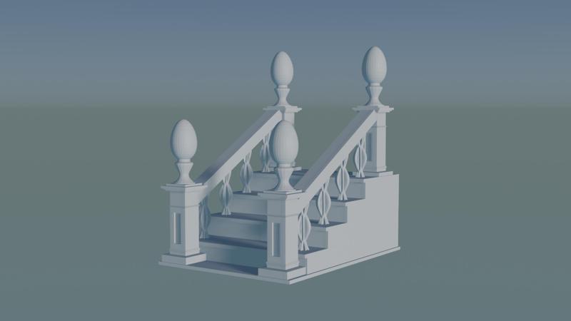 3D staircase