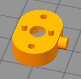 Shaft Mount Da Vinci 1.0 3d printer
