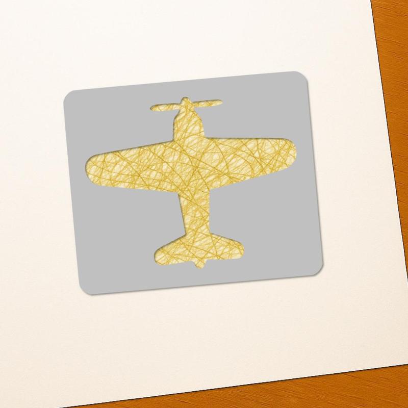 Propeller Fighter Aircraft Drawing Stencils – 3D Printable Tools for Artists