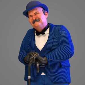 Hercule Poirot Statuette