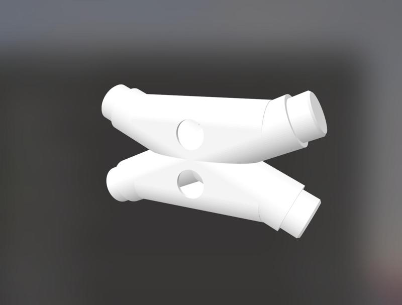 Simracing Rollcage Cross X for 18 Bar Pipe 50mm