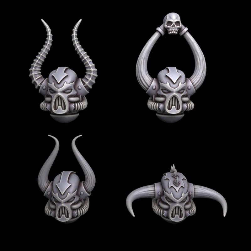 Renegade Horned Helms