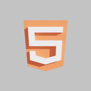 HTML - Hypertext Markup Language 3D Logo