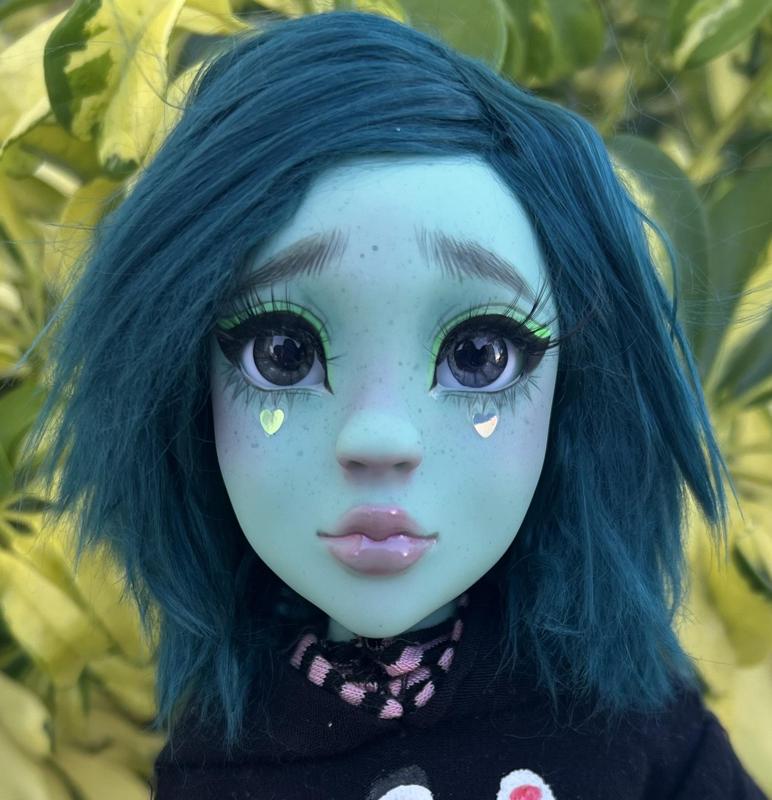 Dxgirly Designs Pumpkin BJD Head ONLY