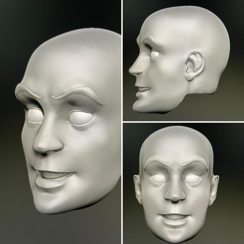 Derek doll head (no hair)