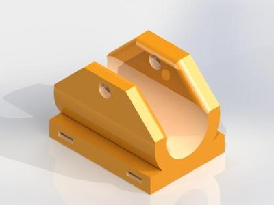 ESC holder bracket (v5) for hobbyking hexacopter turnigy HAL and TALON 14mm