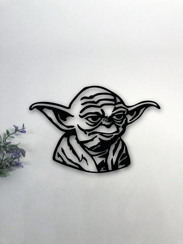 STAR WARS YODA WALL ART 2D WALL DECORATION