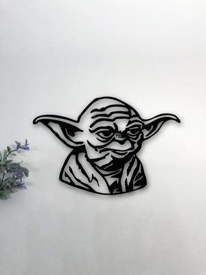 STAR WARS YODA WALL ART 2D WALL DECORATION