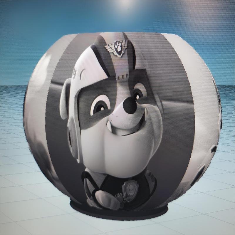 lithophanie Ruben pat patrouille