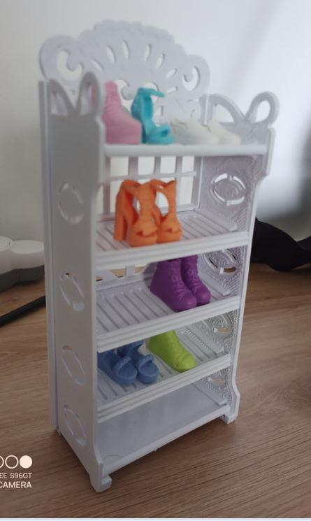 Barbie Shoe Cabinet