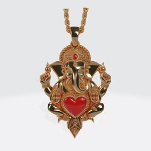 Ganesh Pendant Keychain N21