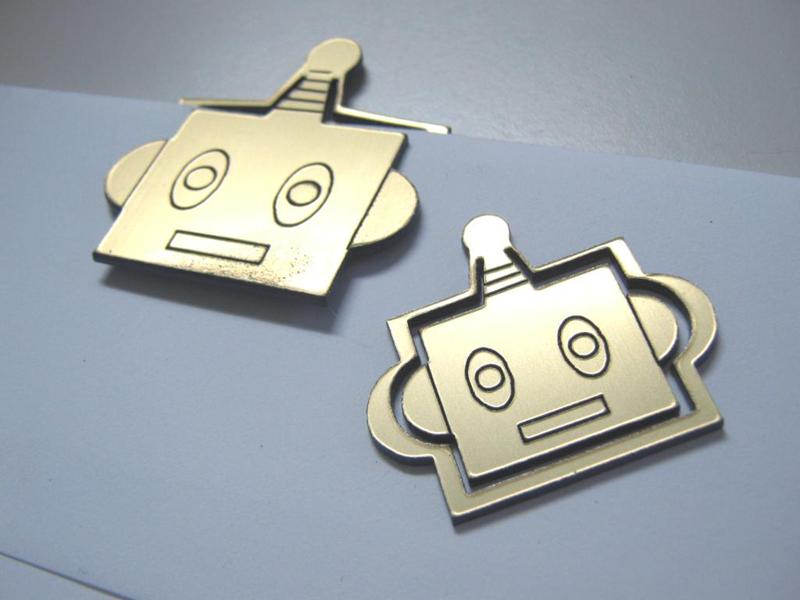 Robot Head Paper Clips