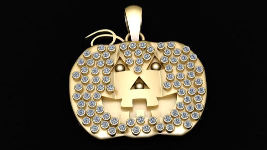 3D GOLD PENDANT  3d printable model