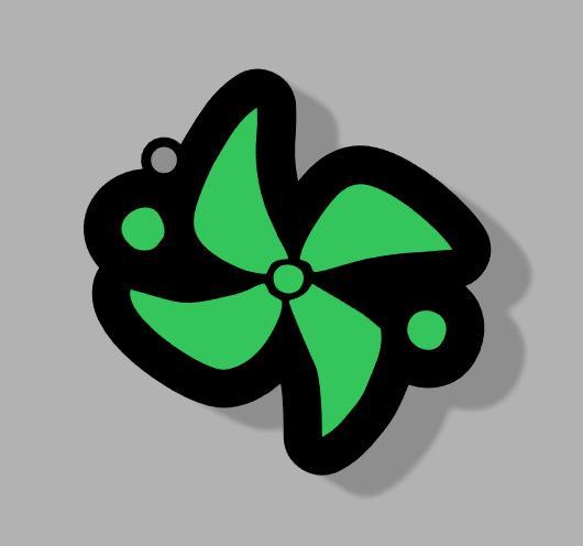 Demon Slayer Sanemi Shinazugawa Mark Keychain // Sanemi Shinazugawa Demon Slayer Brand Keychain