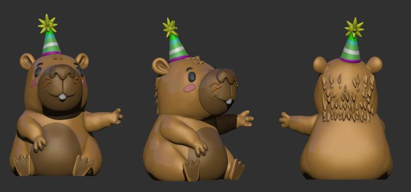 Capibara Capybara Cumpleaños 9 años