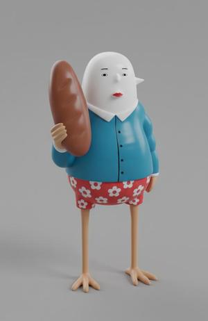 kotori bird figure (Life Lessons with Uramichi Oniisan) anime