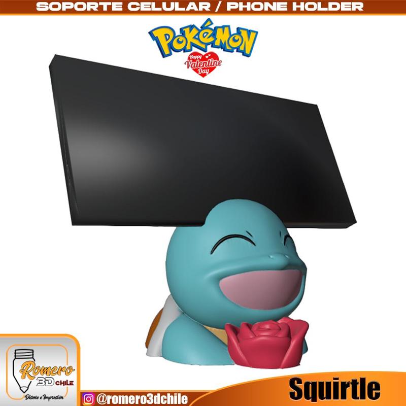 Squirtle Cell Phone Holder Pokemon Valentine / Phone Holder
