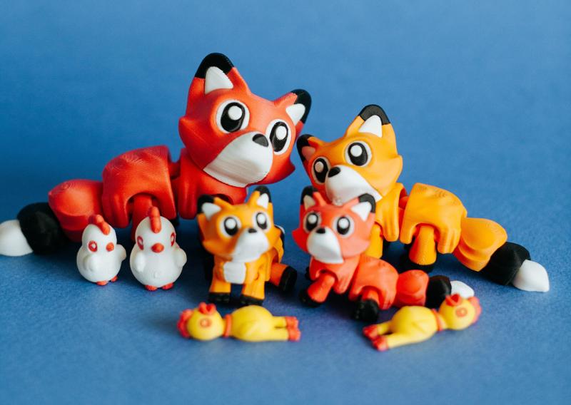 Printyboy Fox & Chickens