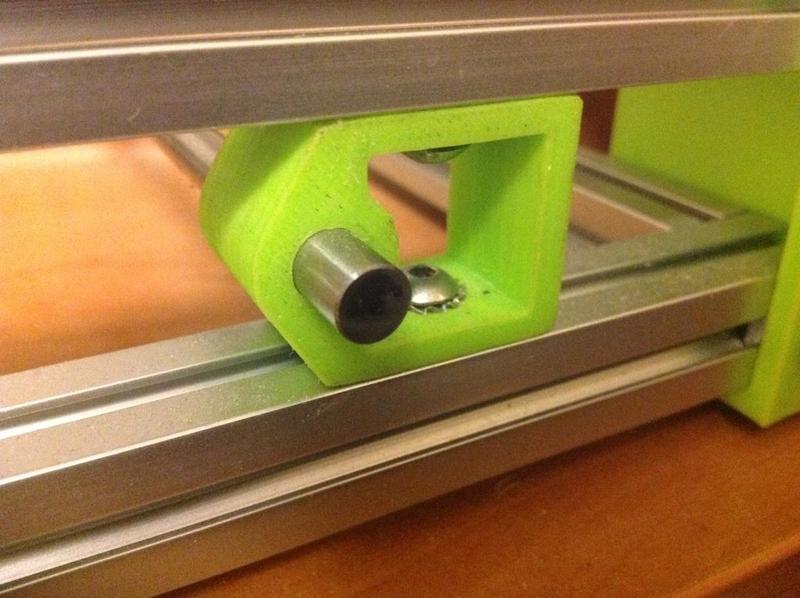 Simple between frame Y-rod mounts for MendelMax