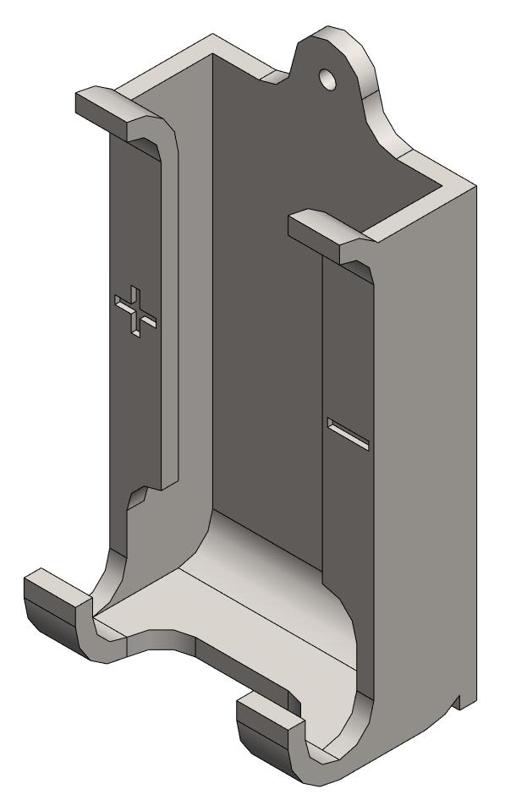 18650 AQ dispenser with wall hook