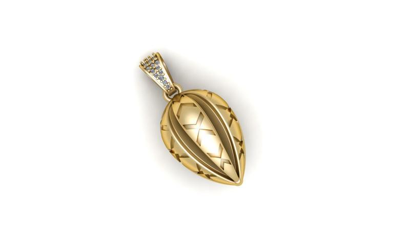 GOLD PENDANT 3d printable model