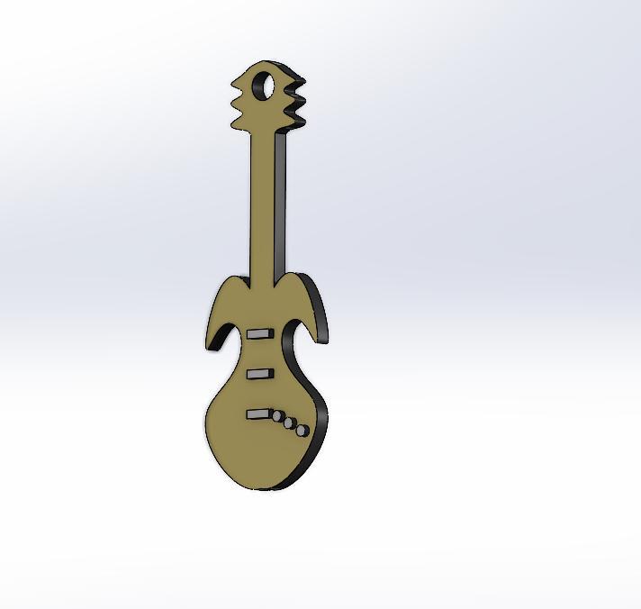 GUITAR KEYCHAIN
