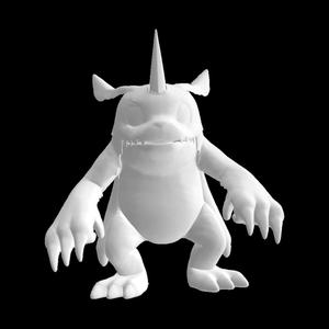 Gabumon - Digital Monster Companion 3D Model