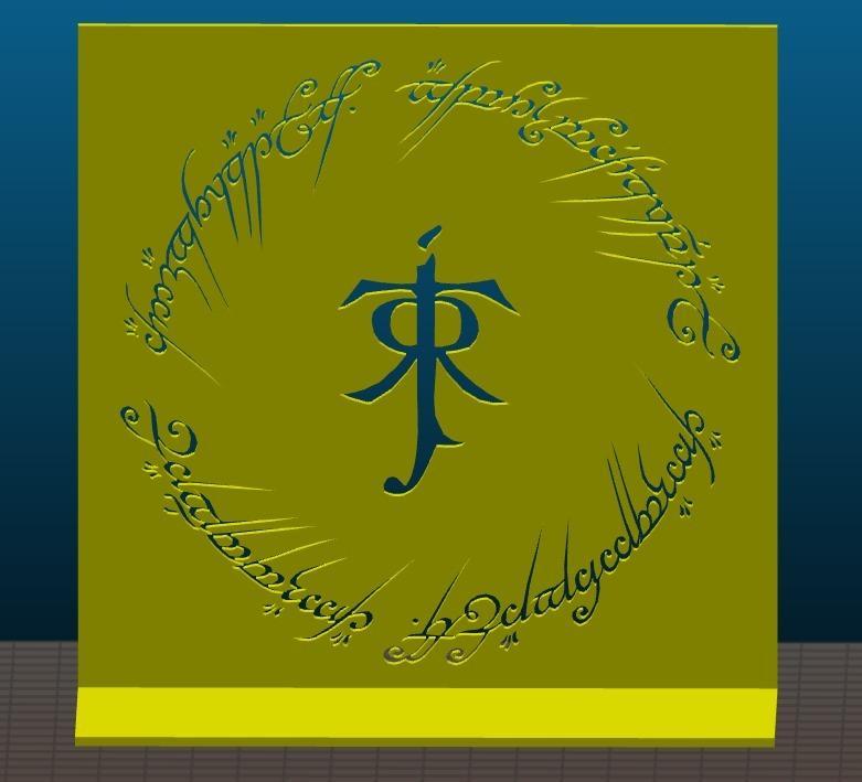 Lord of the Rings Tolkien Tengwar Book Stand