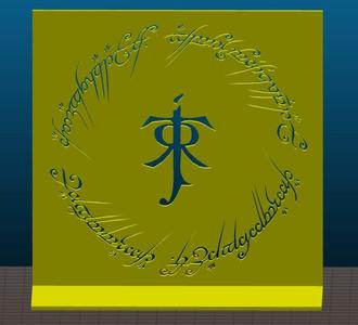 Lord of the Rings Tolkien Tengwar Book Stand