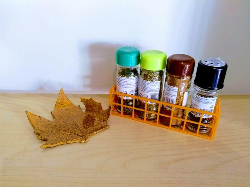 Door shelf for spices